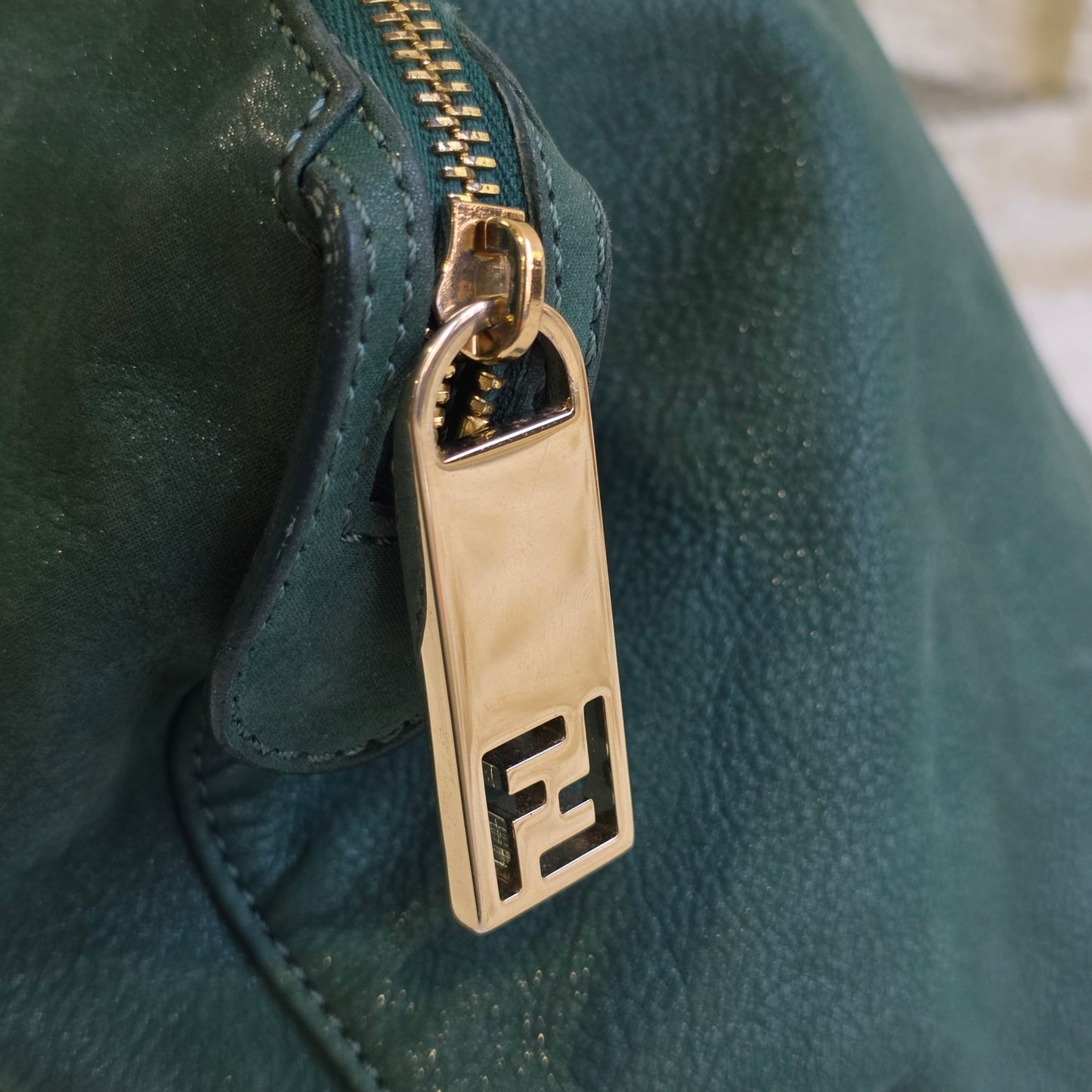 Fendi Peekaboo Leather Tote Bag (Pre-Owned)