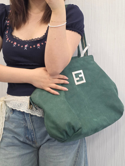 Fendi Peekaboo Leather Tote Bag (Pre-Owned)