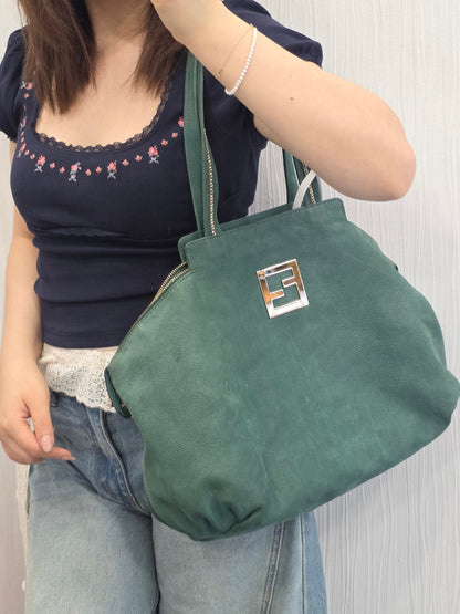 Fendi Peekaboo Leather Tote Bag (Pre-Owned)