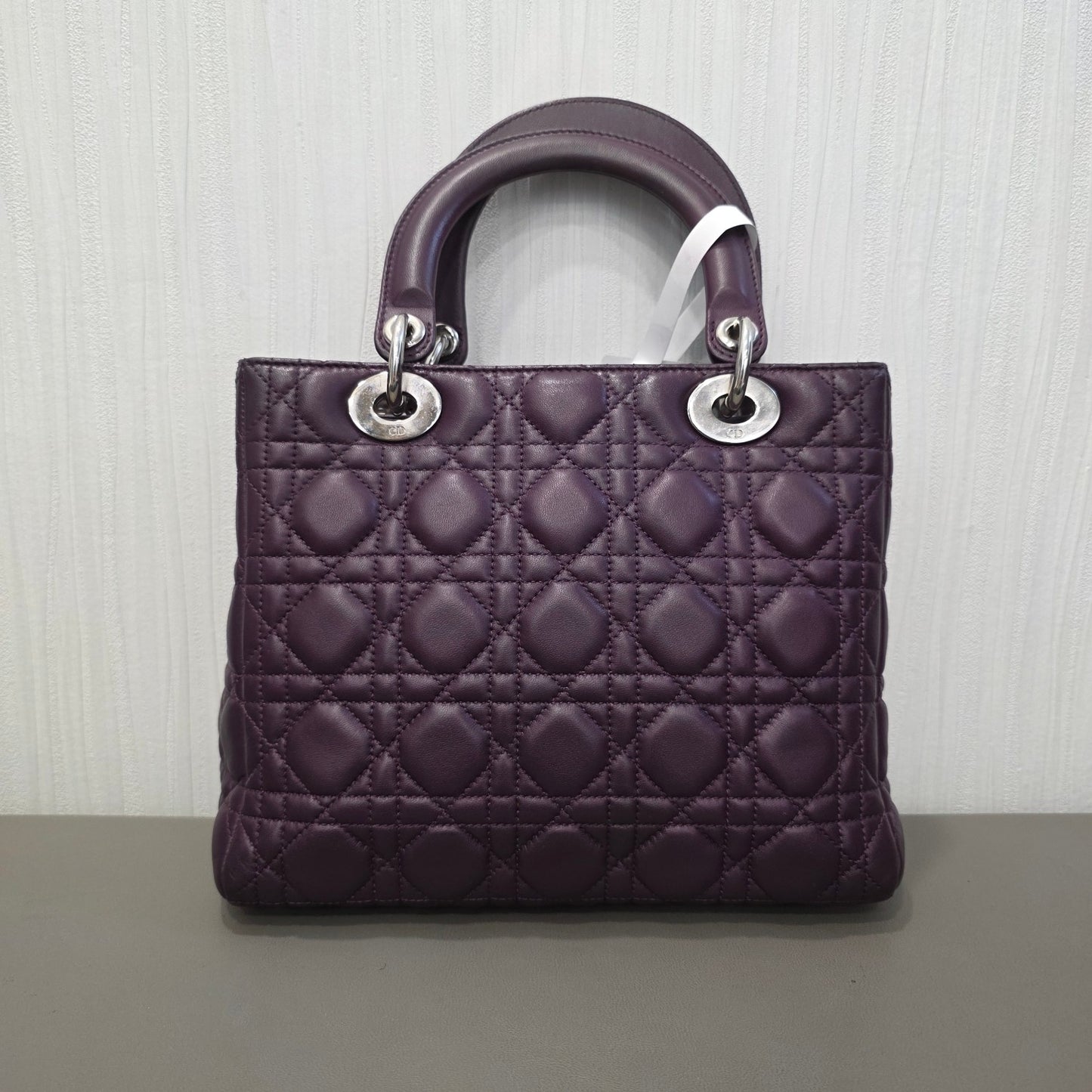 Dior Lady Dior Cannage Leather Handbag (Pre-Owned)