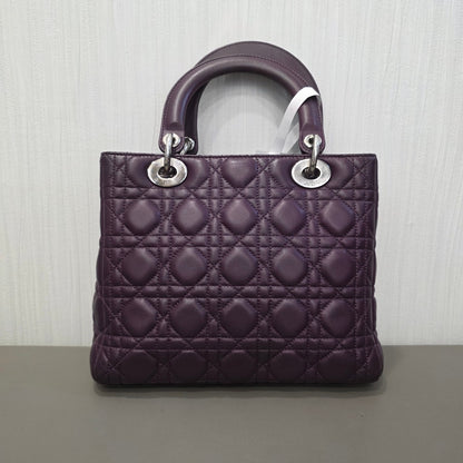 Dior Lady Dior Cannage Leather Handbag (Pre-Owned)