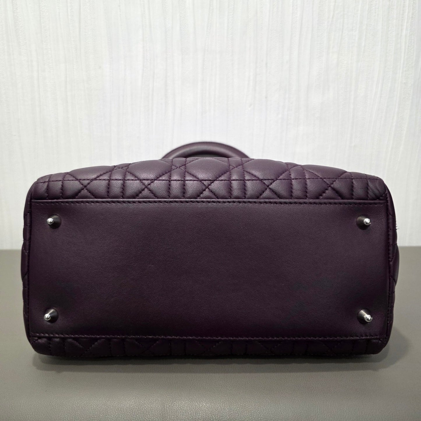 Dior Lady Dior Cannage Leather Handbag (Pre-Owned)