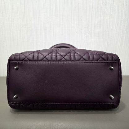 Dior Lady Dior Cannage Leather Handbag (Pre-Owned)