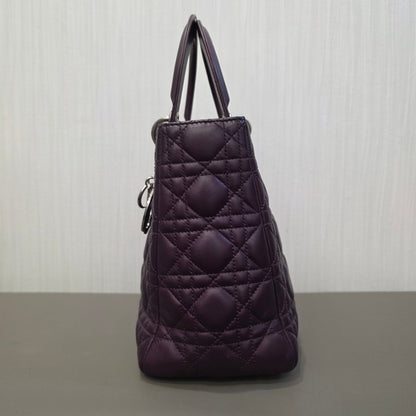 Dior Lady Dior Cannage Leather Handbag (Pre-Owned)