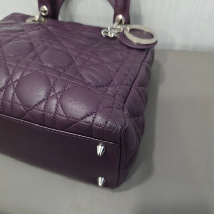 Dior Lady Dior Cannage Leather Handbag (Pre-Owned)