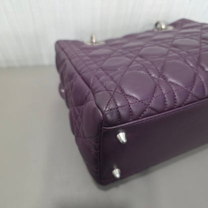 Dior Lady Dior Cannage Leather Handbag (Pre-Owned)