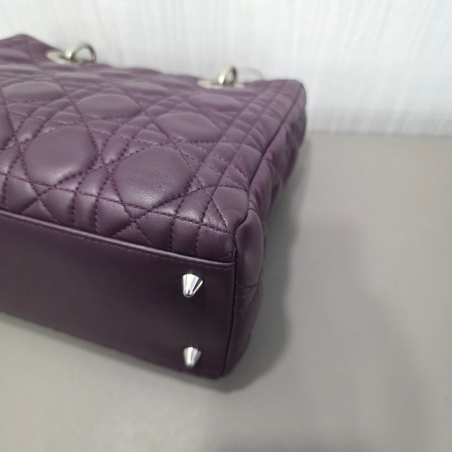 Dior Lady Dior Cannage Leather Handbag (Pre-Owned)