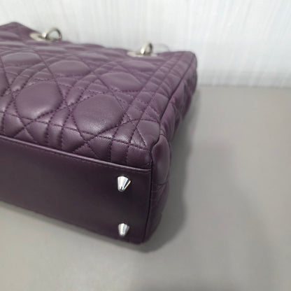 Dior Lady Dior Cannage Leather Handbag (Pre-Owned)