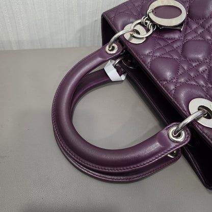 Dior Lady Dior Cannage Leather Handbag (Pre-Owned)