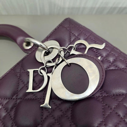 Dior Lady Dior Cannage Leather Handbag (Pre-Owned)