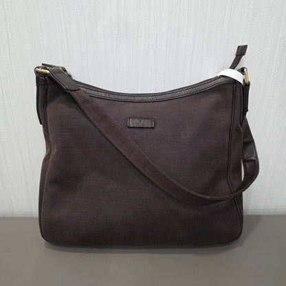 Gucci Canvas Shoulder Bag (Pre-Owned)