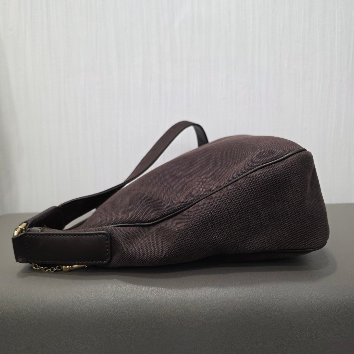 Gucci Canvas Shoulder Bag (Pre-Owned)