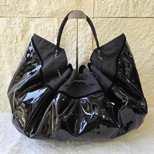 Chanel Patent CC Coco Cabas Tote Bag (Pre-Owned)
