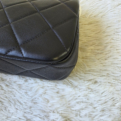 Chanel Quilted Leather Mini Chain Shoulder Bag (Pre-Owned)