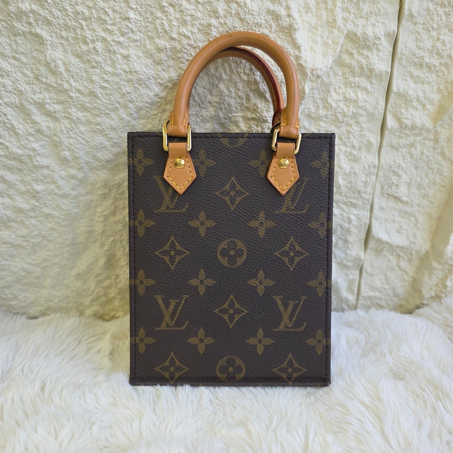 Louis Vuitton Monogram Canvas Sac Plat BB Bag (Pre-Owned)