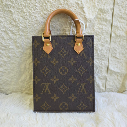 Louis Vuitton Monogram Canvas Sac Plat BB Bag (Pre-Owned)