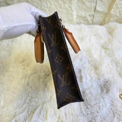 Louis Vuitton Monogram Canvas Sac Plat BB Bag (Pre-Owned)