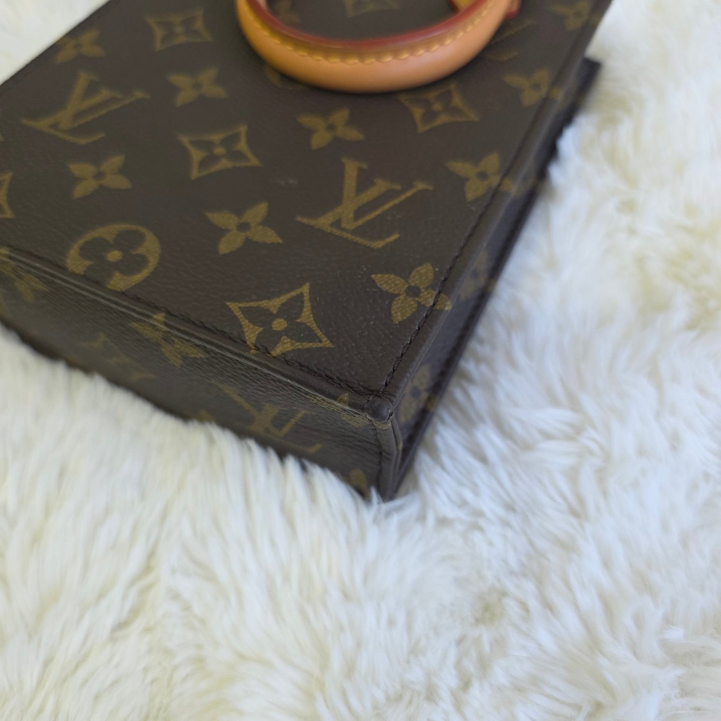 Louis Vuitton Monogram Canvas Sac Plat BB Bag (Pre-Owned)