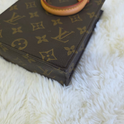 Louis Vuitton Monogram Canvas Sac Plat BB Bag (Pre-Owned)