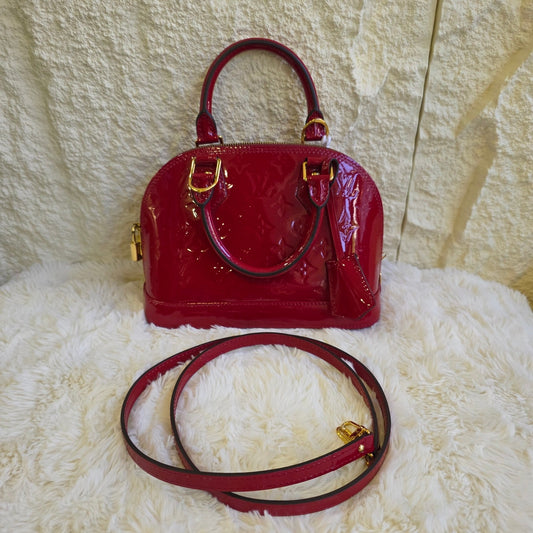 Louis Vuitton Alma BB Monogram Vernis Bag (Pre-Owned)