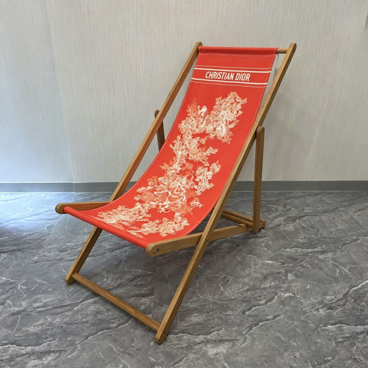 Dior Toile de Jouy Folding Deck Chair (Pre-Owned)