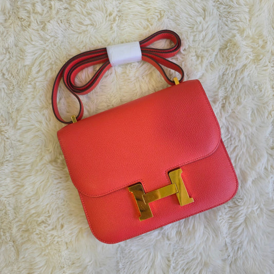 Hermès Constance Leather Shoulder Bag (Pre-Owned)
