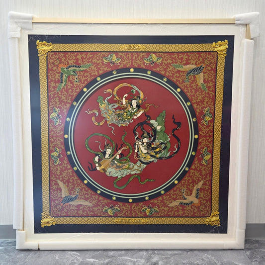 Hermès Nikko Framed Painting (Pre-Owned)