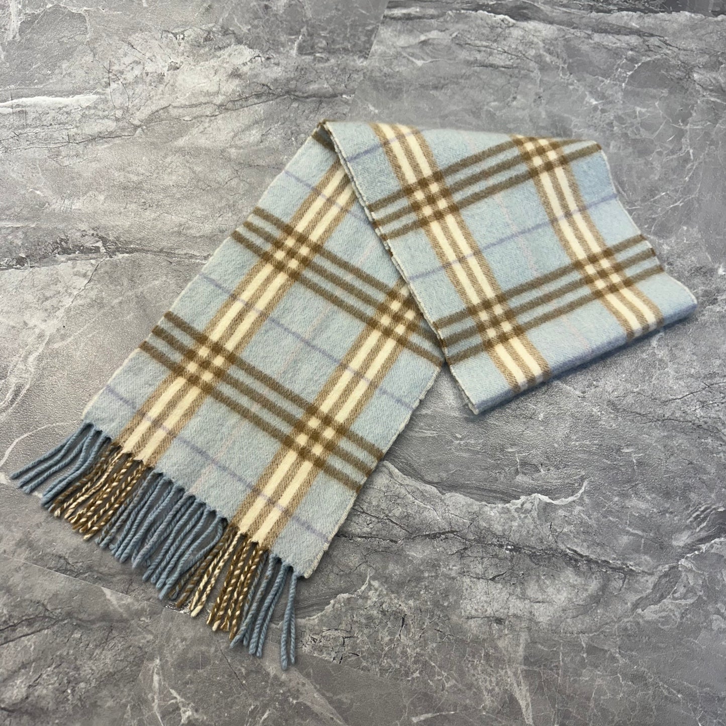 Burberry Light Blue Scarf [Pre-Owned]