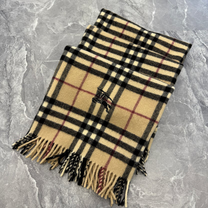 バーバリー ウールマフラー【中古】 