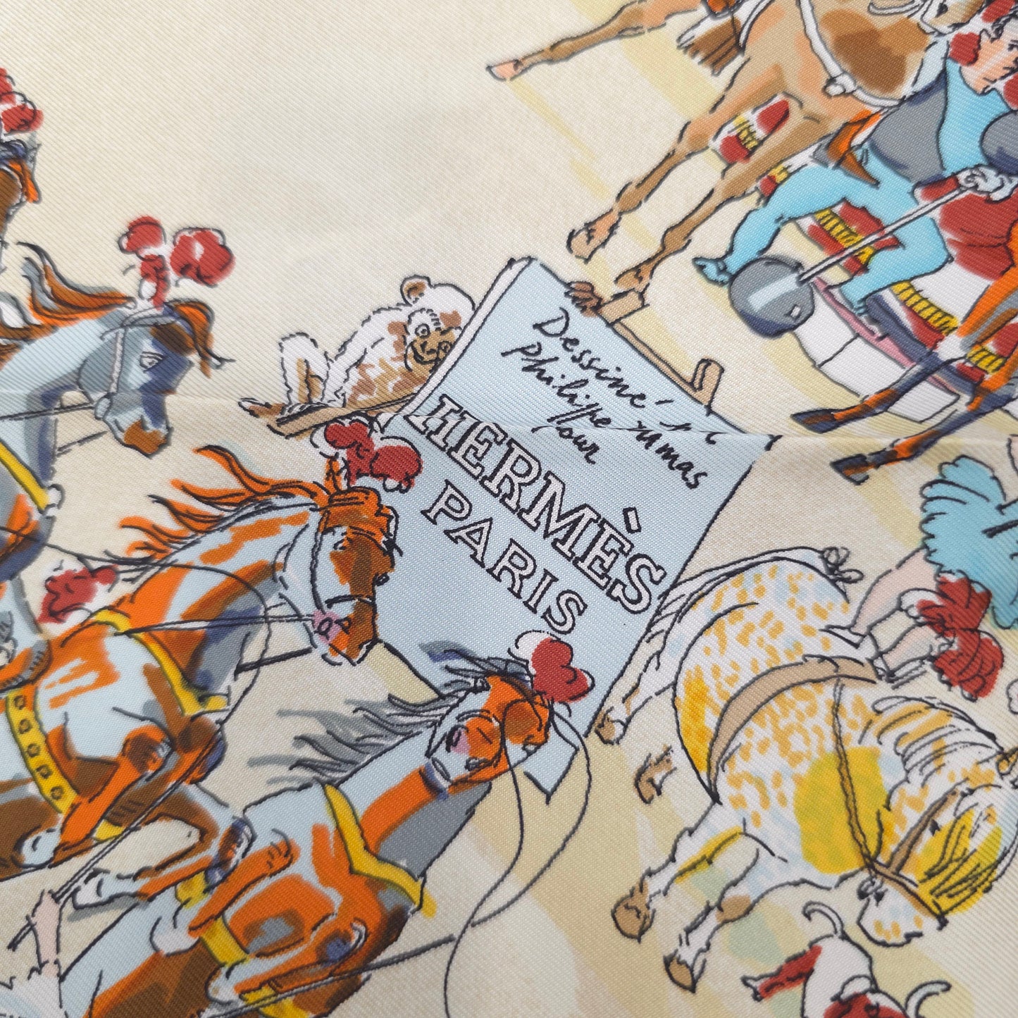 Hermès 90 Scarf "Cirque Molier" [Pre-Owned]