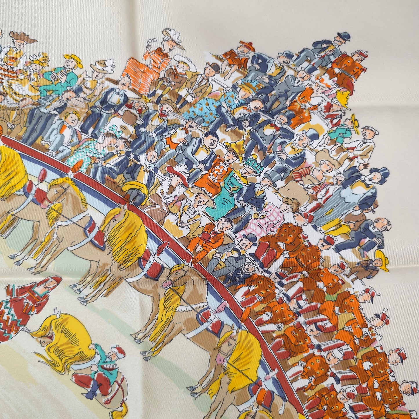 Hermès 90 Scarf "Cirque Molier" [Pre-Owned]