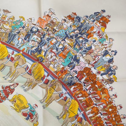 Hermès 90 Scarf "Cirque Molier" [Pre-Owned]
