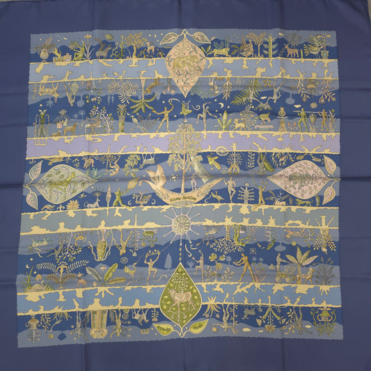 Hermès 90 Scarf "Chevalier du Cheval" [Pre-Owned]