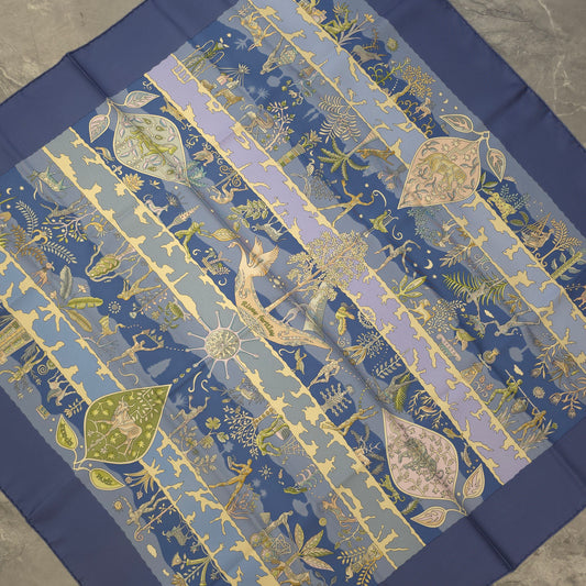 Hermès 90 Scarf "Chevalier du Cheval" [Pre-Owned]