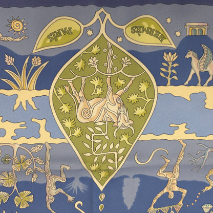 Hermès 90 Scarf "Chevalier du Cheval" [Pre-Owned]