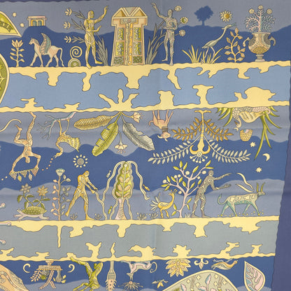 Hermès 90 Scarf "Chevalier du Cheval" [Pre-Owned]