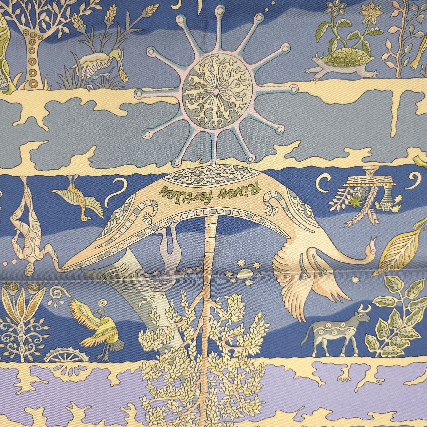 Hermès 90 Scarf "Chevalier du Cheval" [Pre-Owned]