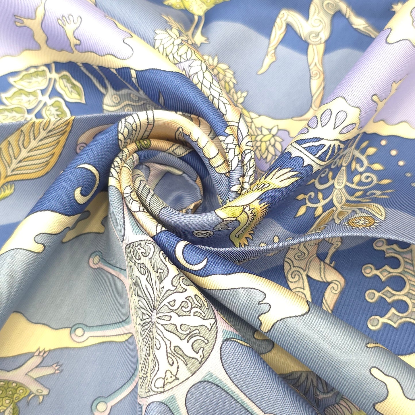 Hermès 90 Scarf "Chevalier du Cheval" [Pre-Owned]