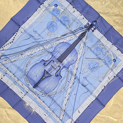 エルメス 90 スカーフ 「La Musique des Spheres」【中古】