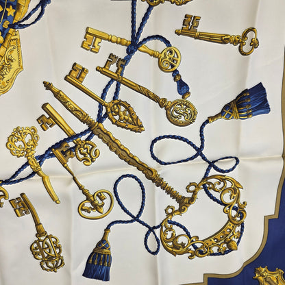 Hermès 90 Scarf "Les Clefs" [Pre-Owned]