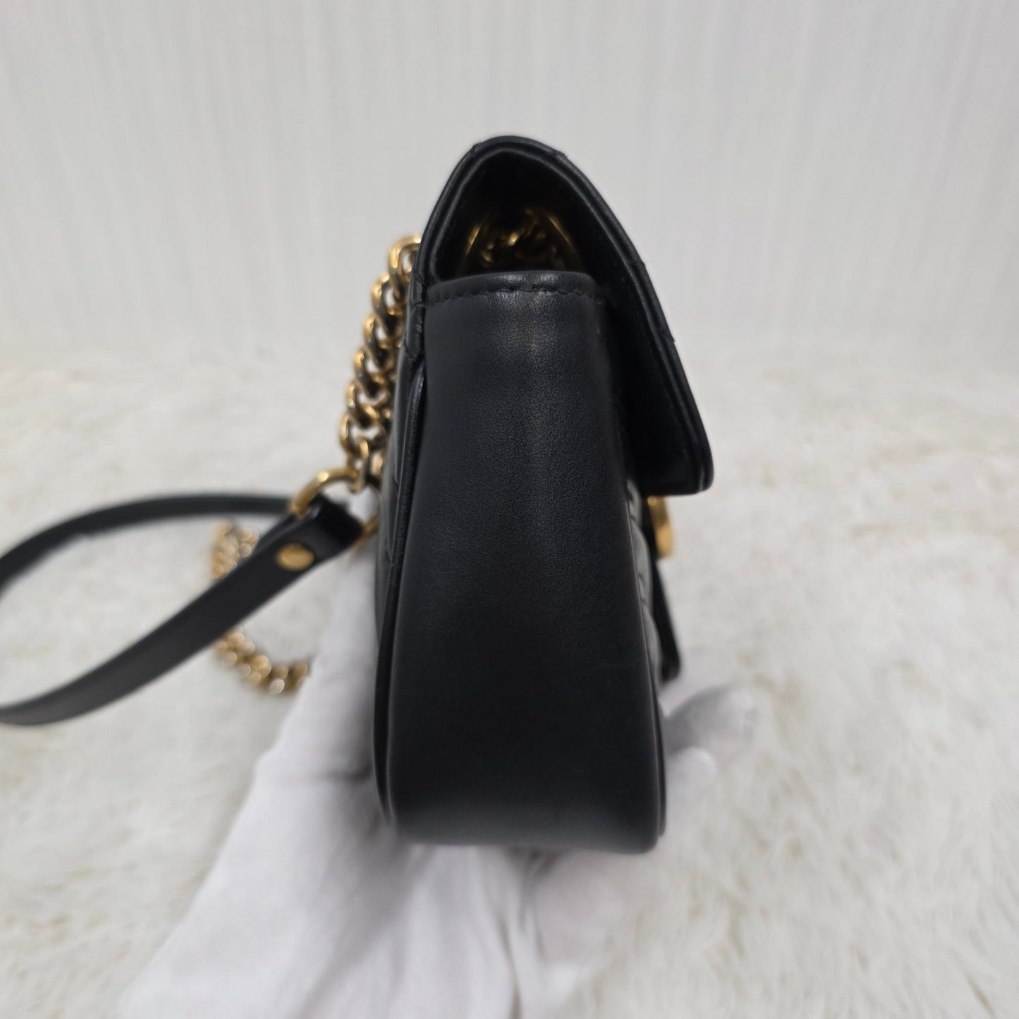 GUCCI Marmont Chained Shoulder Bag (Pre-owned)