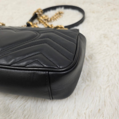 GUCCI Marmont Chained Shoulder Bag (Pre-owned)