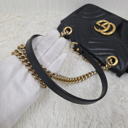 GUCCI Marmont Chained Shoulder Bag (Pre-owned)
