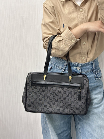 GUCCI Monogram Tote Handle Bag (Pre-owned)