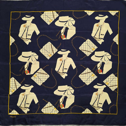 CHANEL COCO Lady Silk Scarf (Pre-owned)