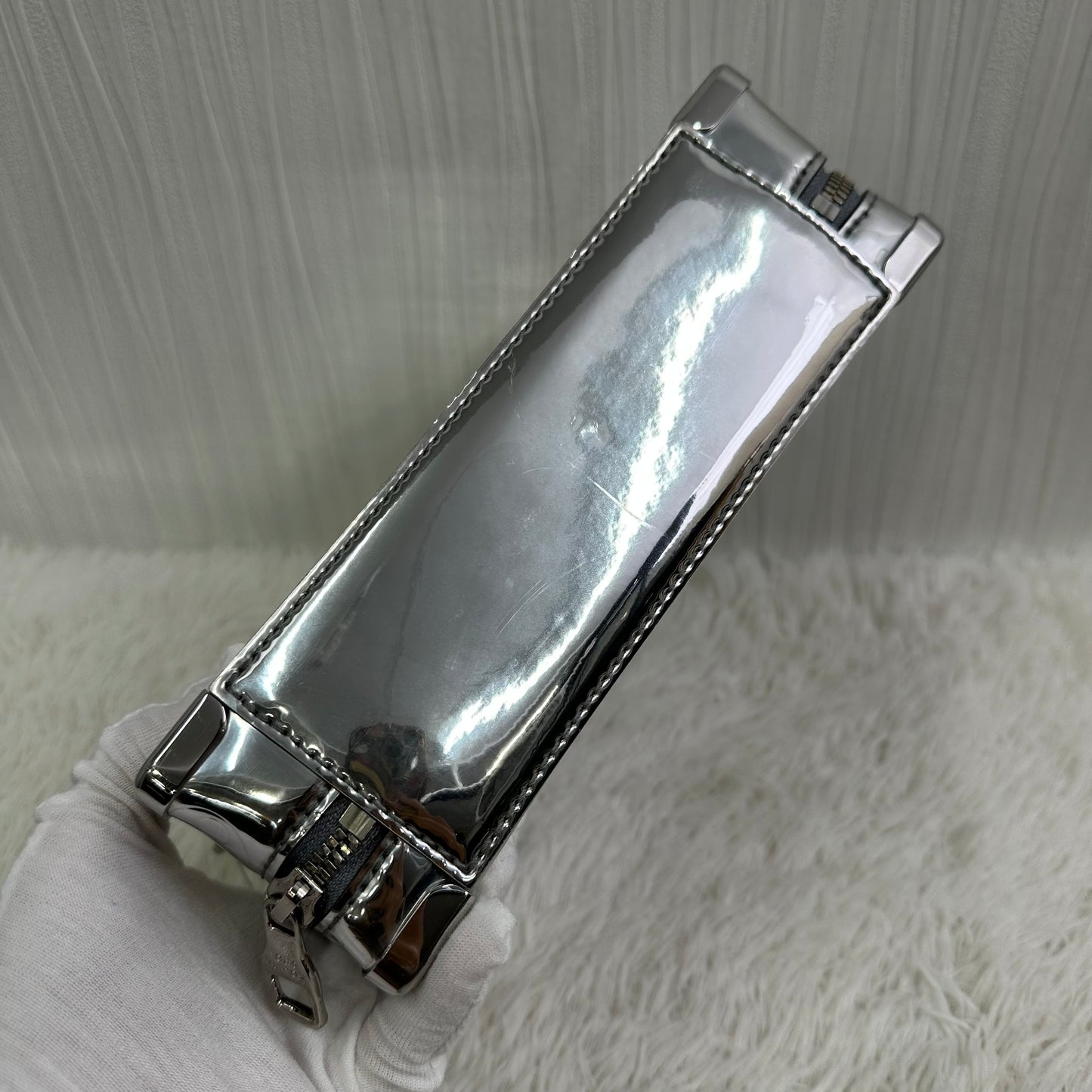 Louis Vuitton Silver Box Crossbody Bag (Pre-owned)