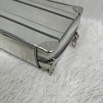 Louis Vuitton Silver Box Crossbody Bag (Pre-owned)