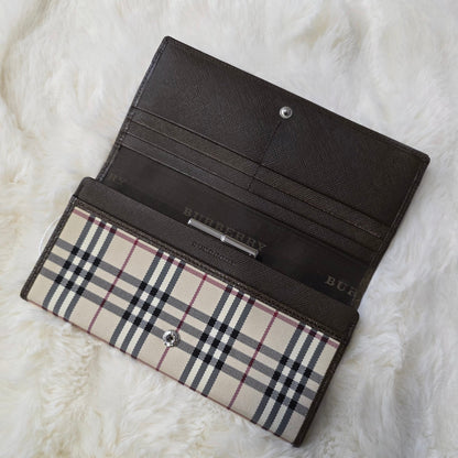 BURBERRY Long Wallet (Pre-owned)