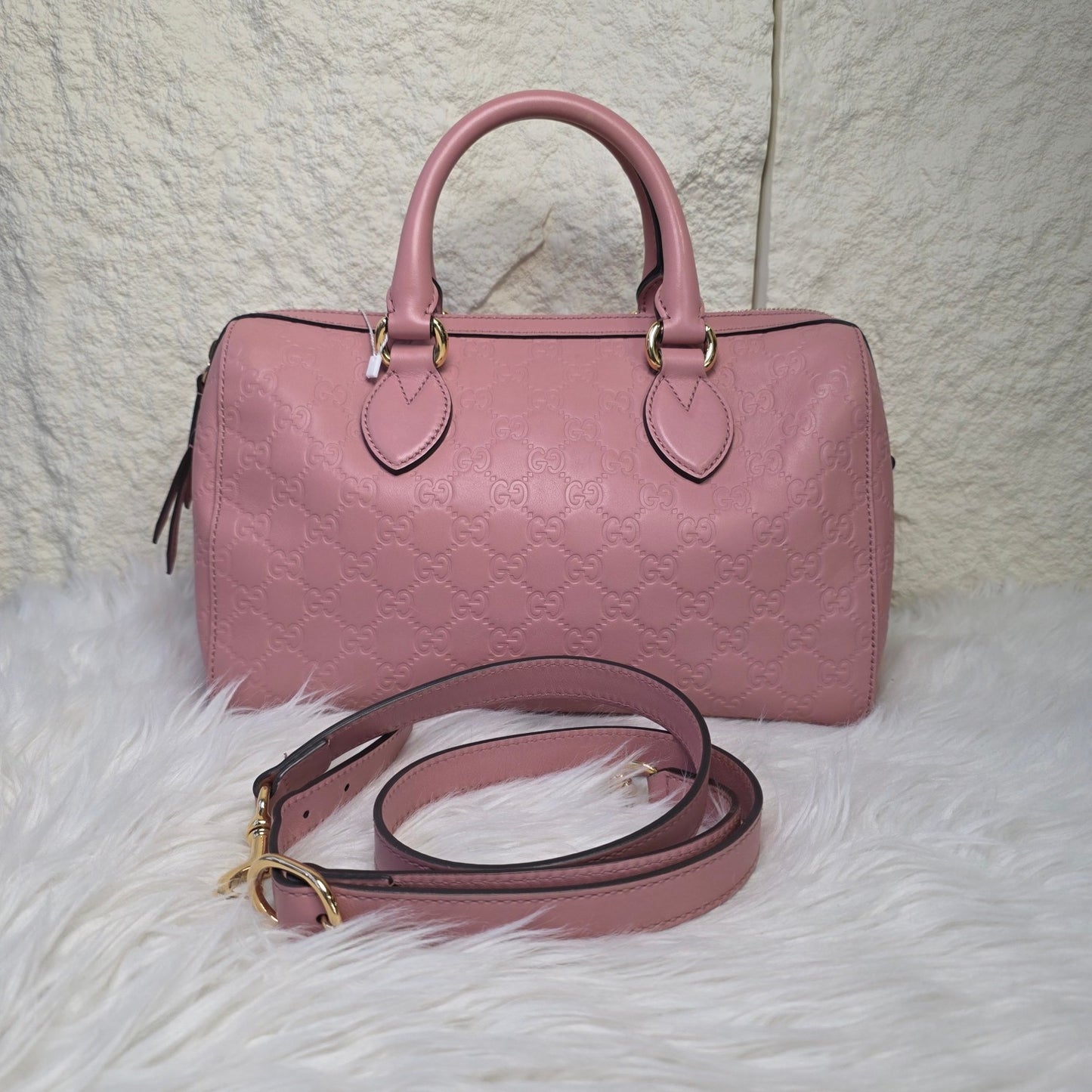 GUCCI Monogram Boston Bag (Pre-owned)