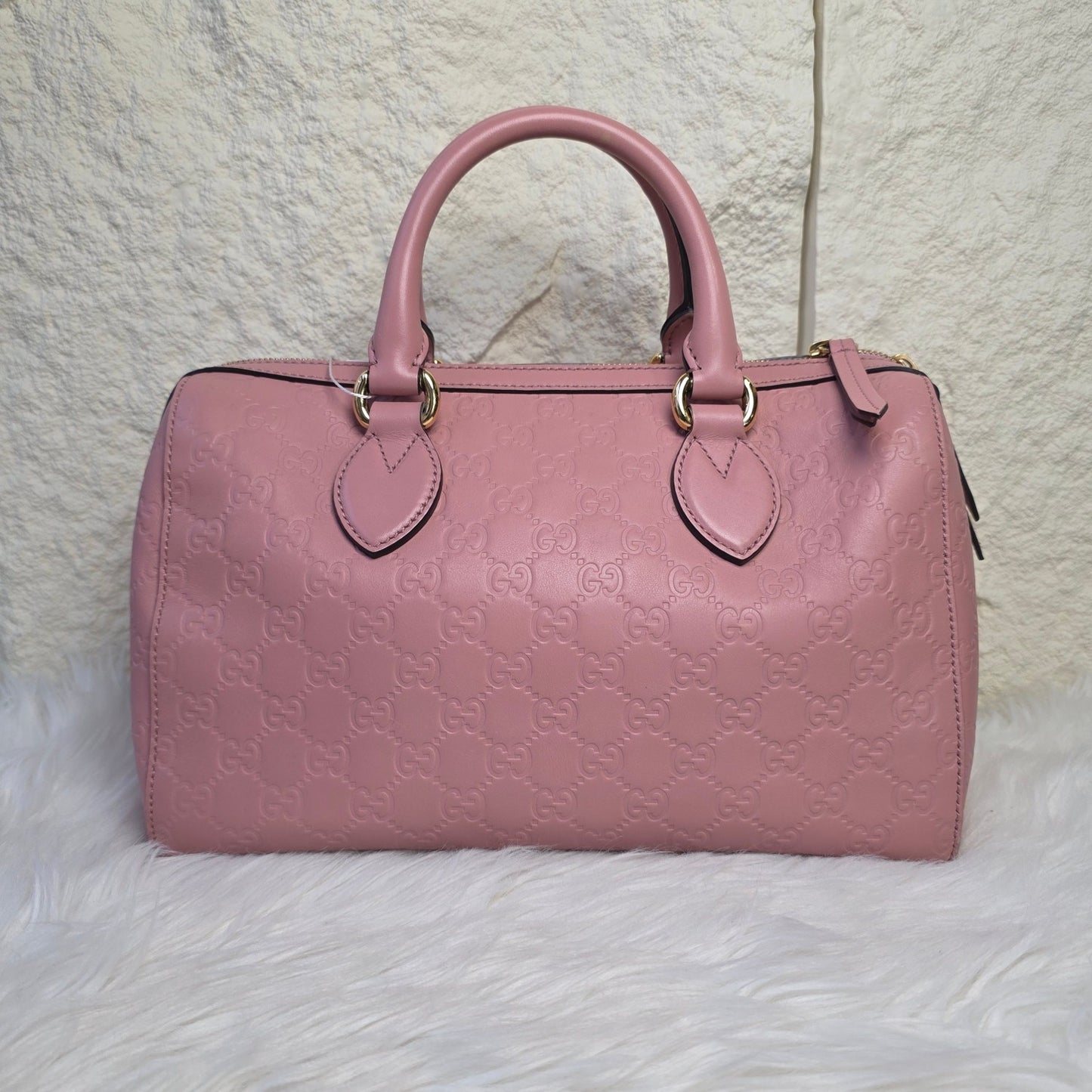 GUCCI Monogram Boston Bag (Pre-owned)